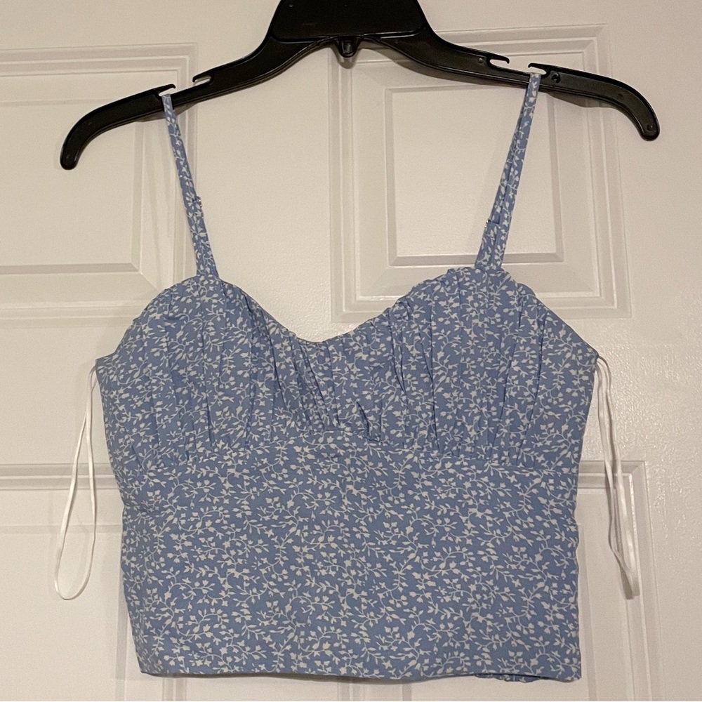 Princess Polly Tiarnie Top Blue, Size: US 2